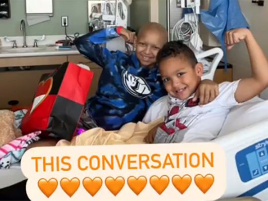 Boy donates bone marrow to brother battling cancer