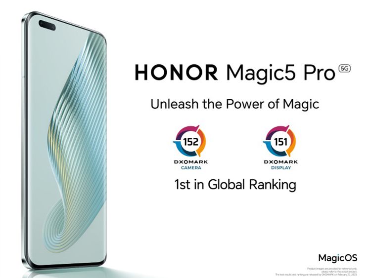 Honor Magic6 Pro Display test - DXOMARK