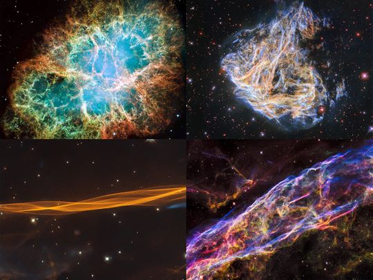 NASA’s Hubble telescope shares stunning images of a star's explosion