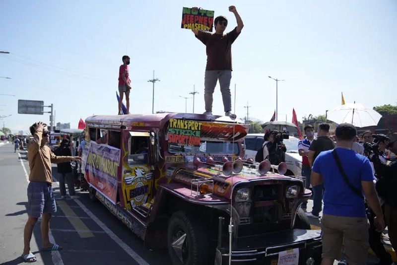 Jeepney protest