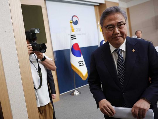 South Korean Foreign Minister Park Jin