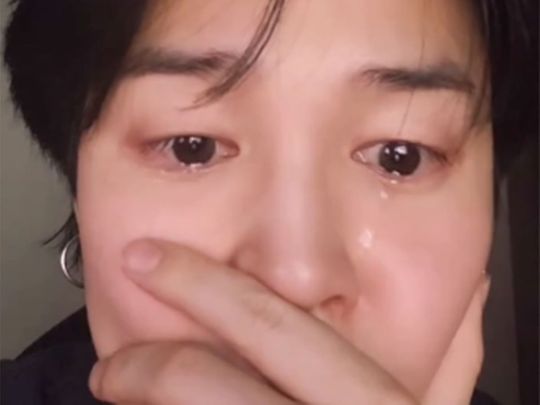 Viral video shows BTS' Jimin crying his eyes out
