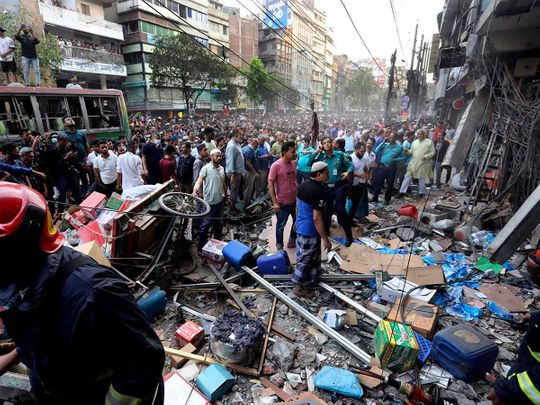Blast in Dhaka, Bangladesh