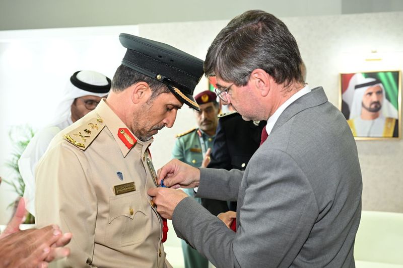 French President honours Dubai Police Commander-in-Chief 1-1678206973890