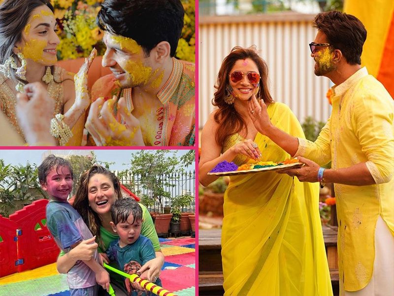 Holi 2023: From Kareena , Salman Khan to newly weds Sidharth -Kiara see how Bollywood celebrates