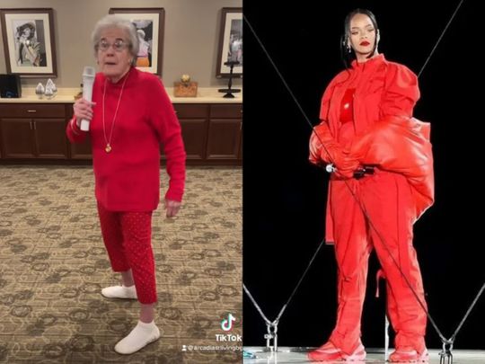 Senior citizens at Kentucky retirement home replicated American Super Bowl show on TikTok, Rihanna, Jay-Z send flowers
