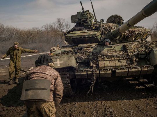 Ukraine Bakhmut tank