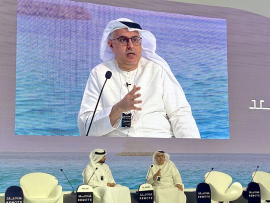 Abdul-Rahman-bin-Abdulmanan-Al-Awar-speaks-during-the-Remote-forum-in-Dubai-on-Wednesday-1678874475920