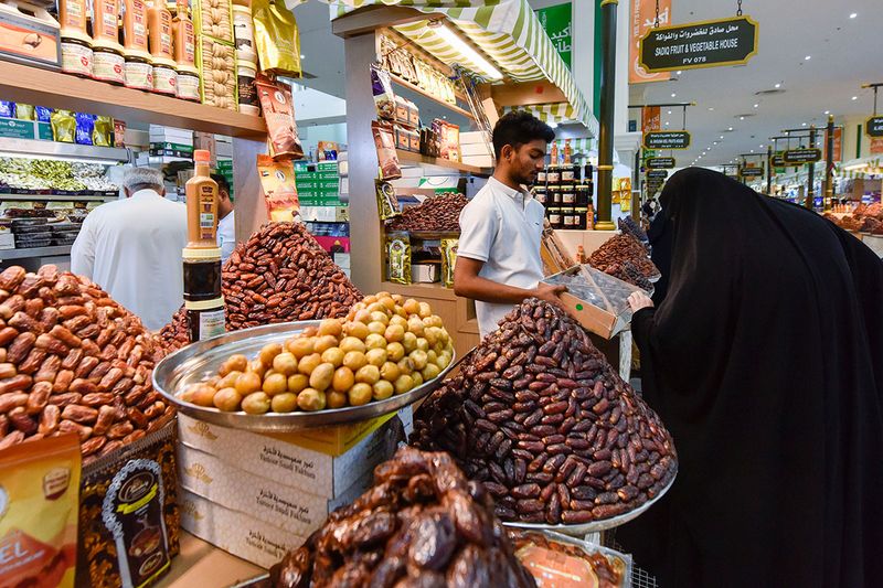 Shoppers at Souq Al Jubail in Sharjah. 