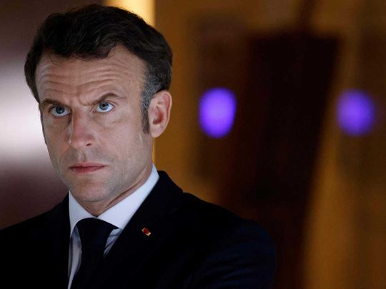  French President Emmanuel Macron