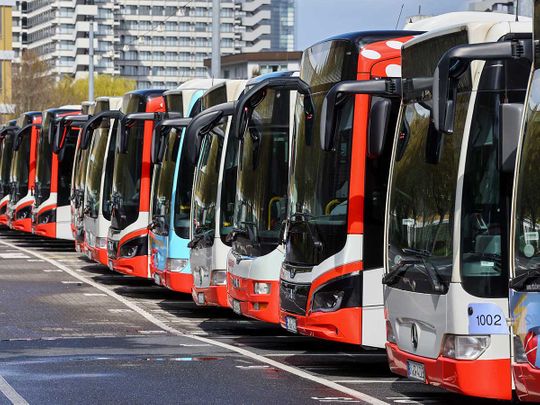 German bus strike