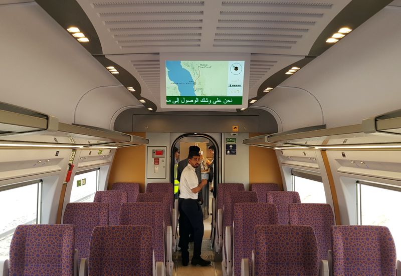 Haramain mecca medina high speed train saudi