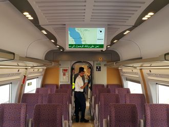 Haramain mecca medina high speed train saudi