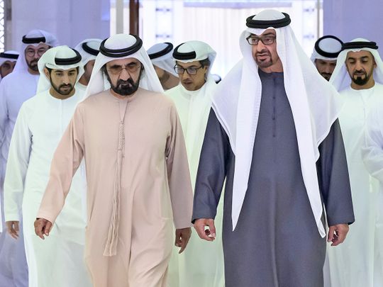 Photos: UAE President, Vice President attend Nafis Award ceremony ...