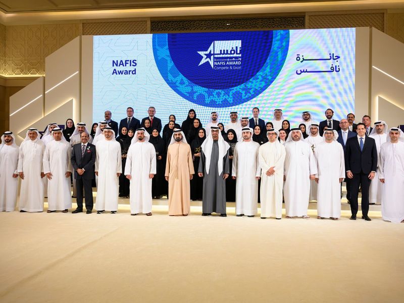 UAE President and Vice President attend Nafis Award ceremony in Abu Dhabi