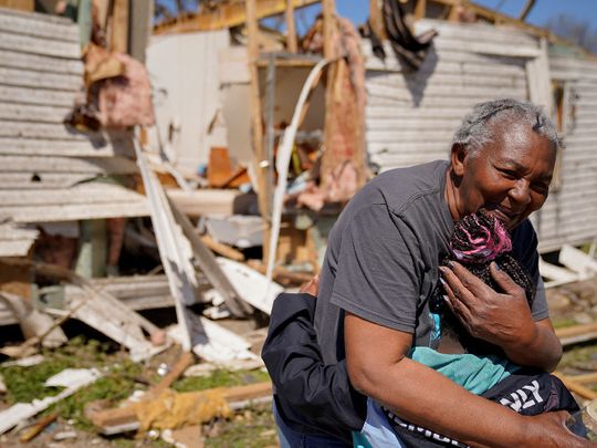 In pictures: Cleanup begins after deadly storms, tornadoes rip through ...