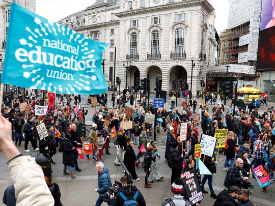 UK teachers strike