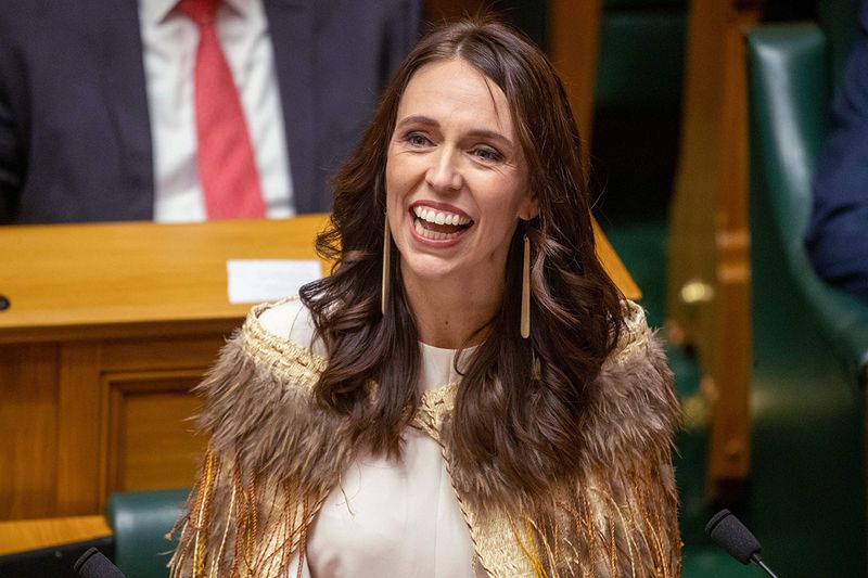 Jacinda Ardern makes her final speech to New Zealand's Parliament in Wellington, on Wednesday, April 5, 2023, after her five-year tenure as prime minister. A global icon of the left and an inspiration to women around the world, Ardern in January stepped down as prime minister, saying “I know what this job takes, and I know that I no longer have enough in the tank to do it justice. It is that simple.