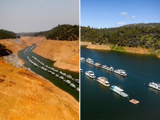 Before And After: Dramatic Photos Show How Storms Filled California ...