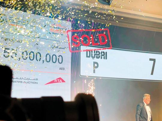 dubai-number-plate-p7-sold-for-record-dh55-million-at-most-noble