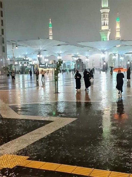 Rain in Mecca 