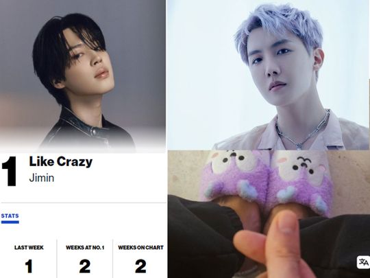 방탄소년단: K팝 스타 지민, 2주째 빌보드 판매 차트 1위, 제이홉은 아직 입대하지 않은 팬들을 확신