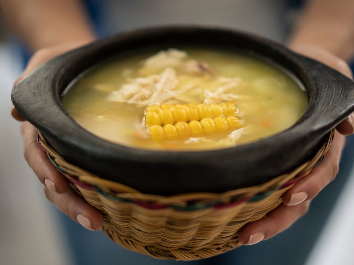 Ajiaco, a Colombian dish
