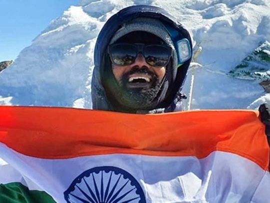 34-year-old Indian mountaineer Anurag Maloo