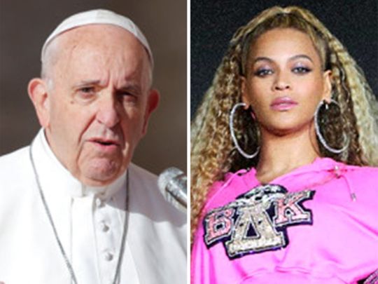 Pope Francis and Beyonce