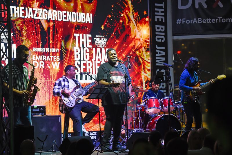 Chinua Hawk at the Jazz Gardens Dubai