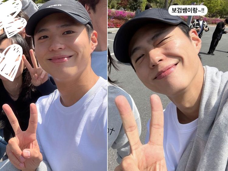 BTS' V and Park Bo Gum Spotted At The Re-Opening of Celine