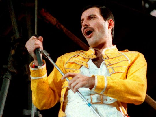 Queen lead singer Freddie Mercury