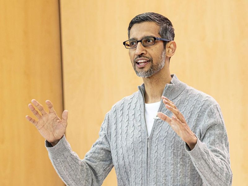 Sundar Pichai, chief executive officer of Alphabet Inc.