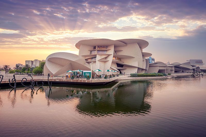 National Museum of Qatar Sunset view