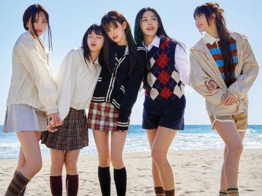 Five-member K-pop girl group, NewJeans.