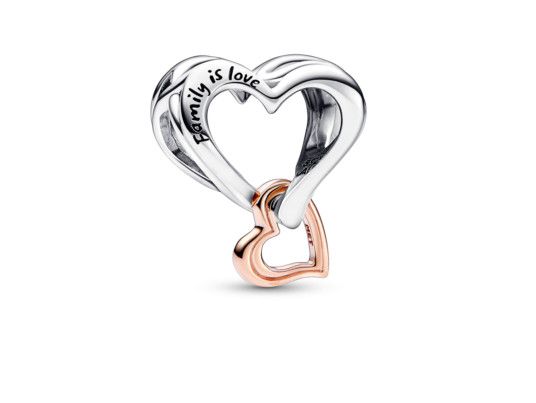 Pandora Two-tone Openwork Infinity Heart Charm AED 145-1683794169706