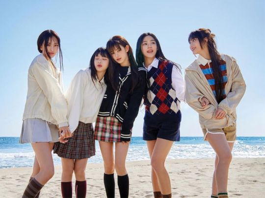 Five-member K-pop girl group, NewJeans.