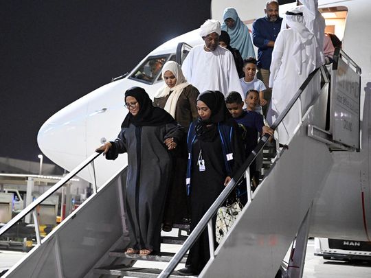 Ninth evacuation plane from Sudan arrives in UAE
