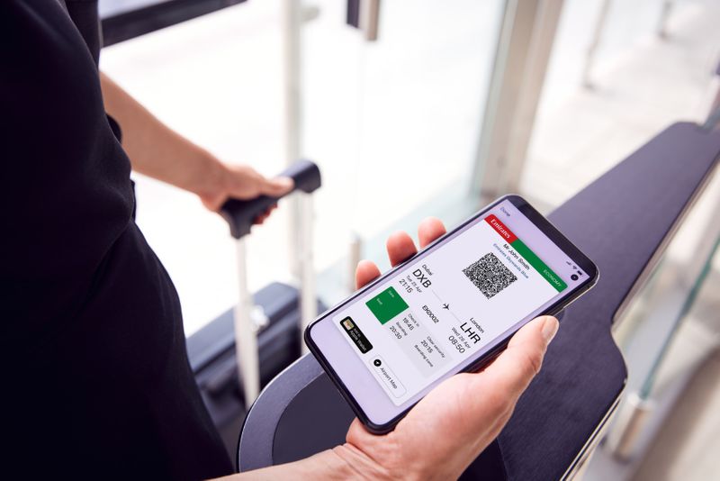 Emirates digital boarding pass