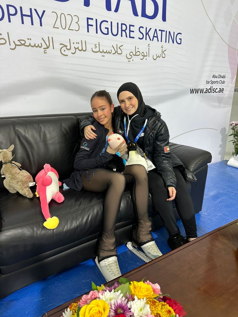 Sara_with_Zahra_Lari,_renowned_Emirati_figure_skater-1684131725892