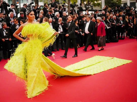 Dubai-based social media star and influencer Farhana Bodi makes a splash at the Cannes Film Festival 