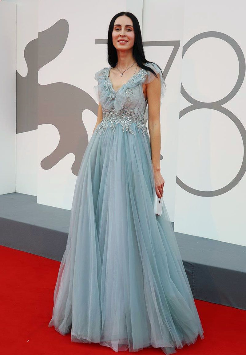 Elvira Jain in her previous red carpet outing at Cannes