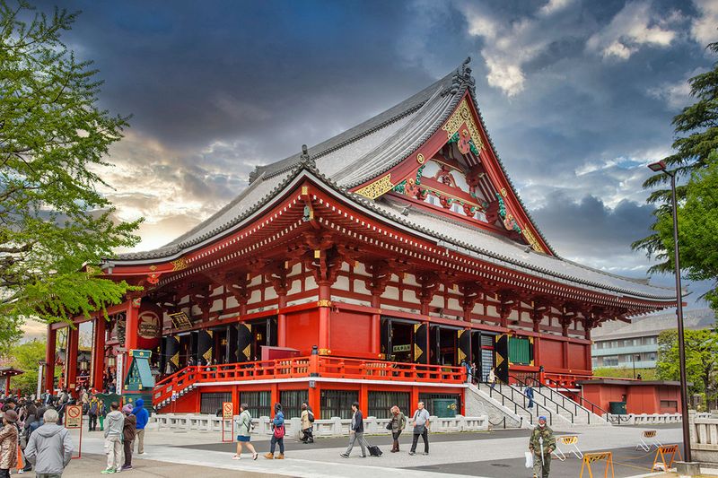 Tokyo Japan. Senso Ji Temple at Asakusa.