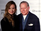 Olivia Wilde and David Zaslav arrive at AMC Lincoln Square 13 for the premiere of 