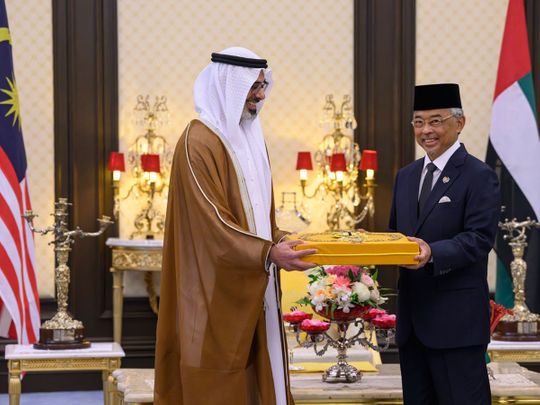 khaled bin mohamed and king of malaysia