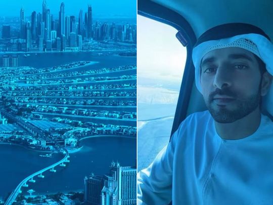 Watch: Sheikh Hamdan's stunning aerial shot of Palm Jumeirah