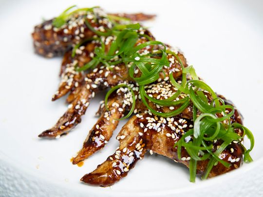Asian-style chicken wings