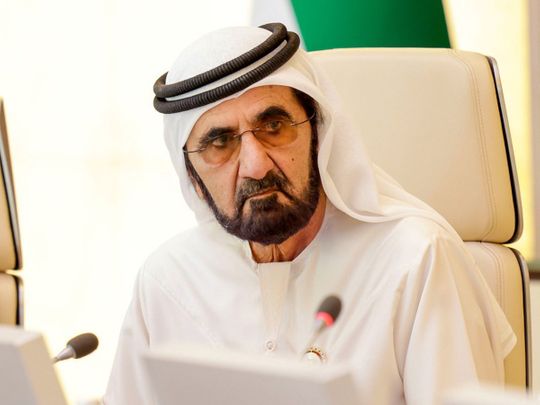 Archive image of His Highness Sheikh Mohammed bin Rashid Al Maktoum, Vice President and Prime Minister of the UAE and Ruler of Dubai