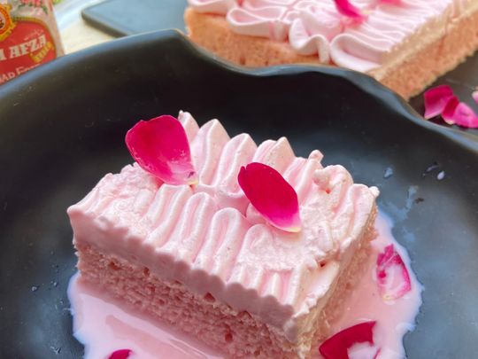 Rooh Afza Milk Cake Recipe - Ministry of Pastry