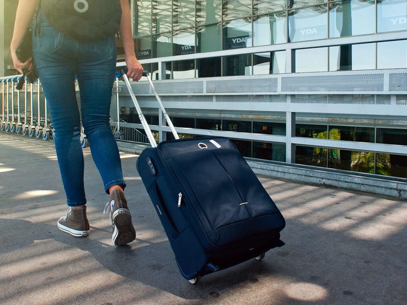 luggage airport stock